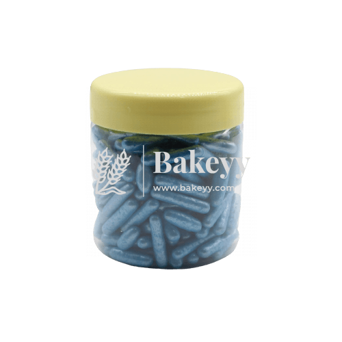 Edible Metallic Blue Cake Rods | 100g | Sprinklers | Drages - Bakeyy.com