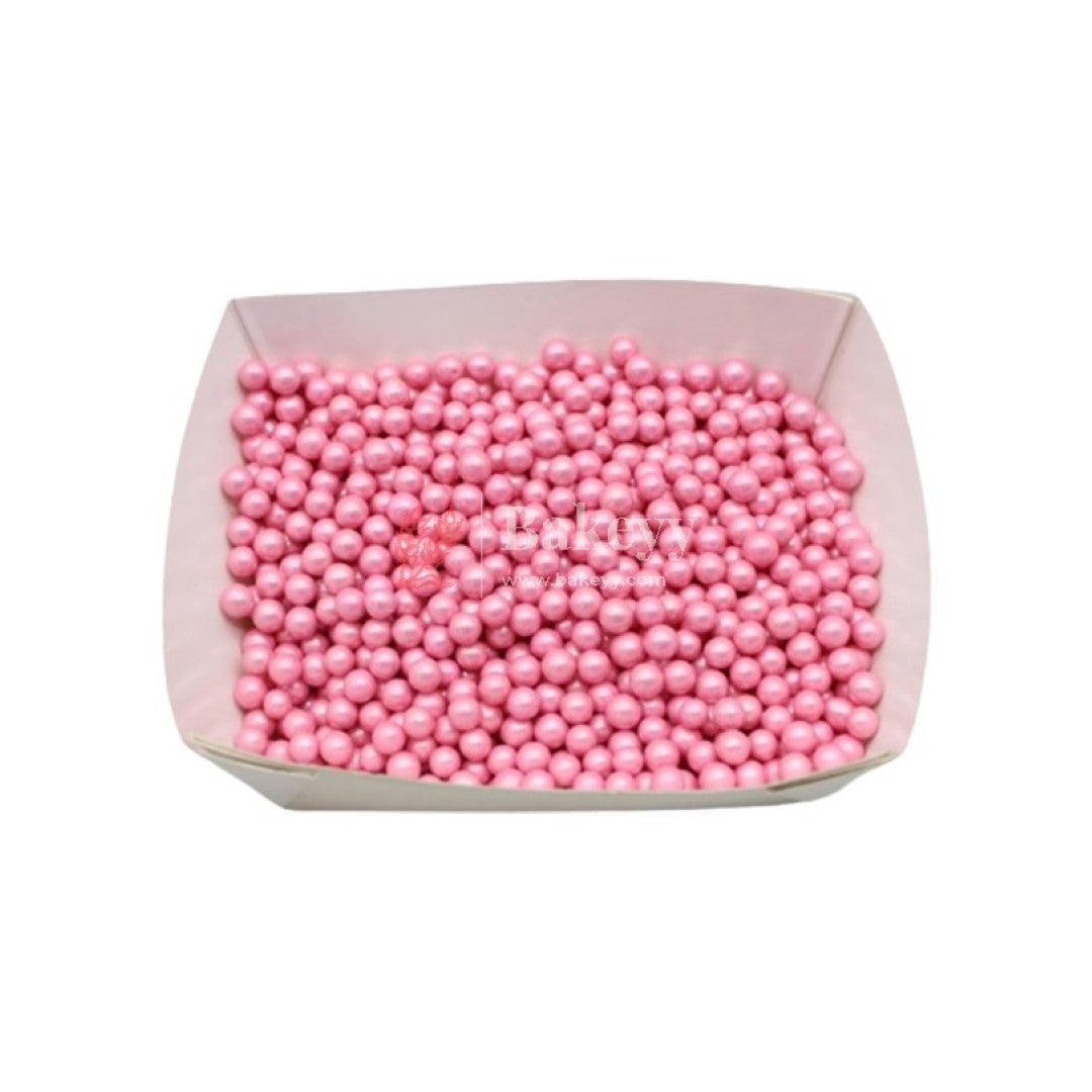 Edible Pink Ball Cake Sprinklers | 100g | Sprinklers - Bakeyy.com - India - Edible Pink Ball Cake Sprinklers | 100g | Sprinklers - Default Title