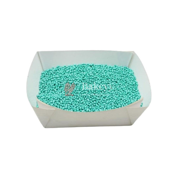 Edible Small Turquoise Ball Cake Sprinklers | 100g | Sprinklers - Bakeyy.com
