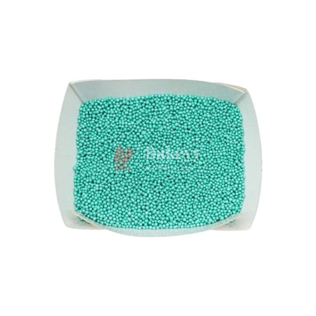 Edible Small Turquoise Ball Cake Sprinklers | 100g | Sprinklers - Bakeyy.com - India - Edible Small Turquoise Ball Cake Sprinklers | 100g | Sprinklers - Default Title