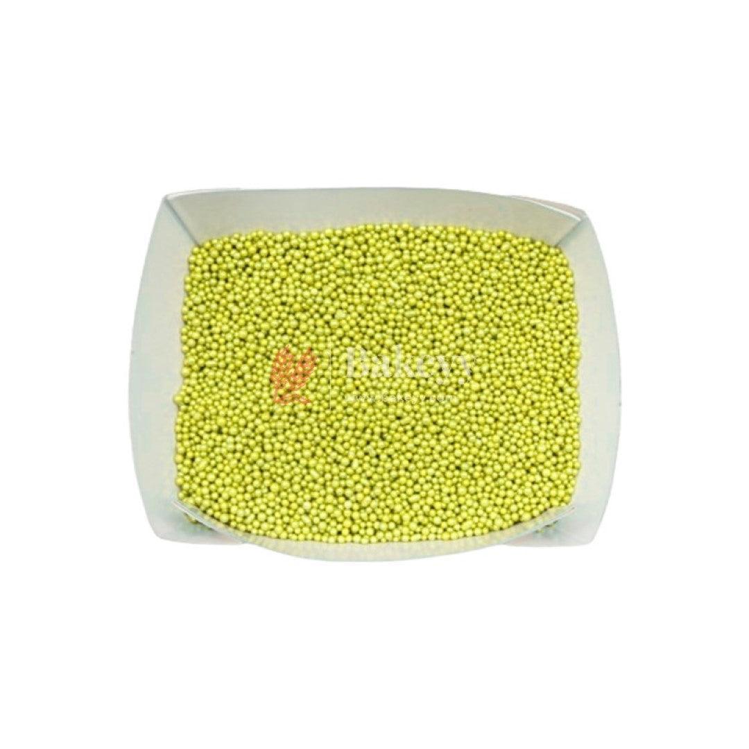 Edible Small Yellow Ball Cake Sprinklers | 100g | Sprinklers - Bakeyy.com - India - Edible Small Yellow Ball Cake Sprinklers | 100g | Sprinklers - Default Title