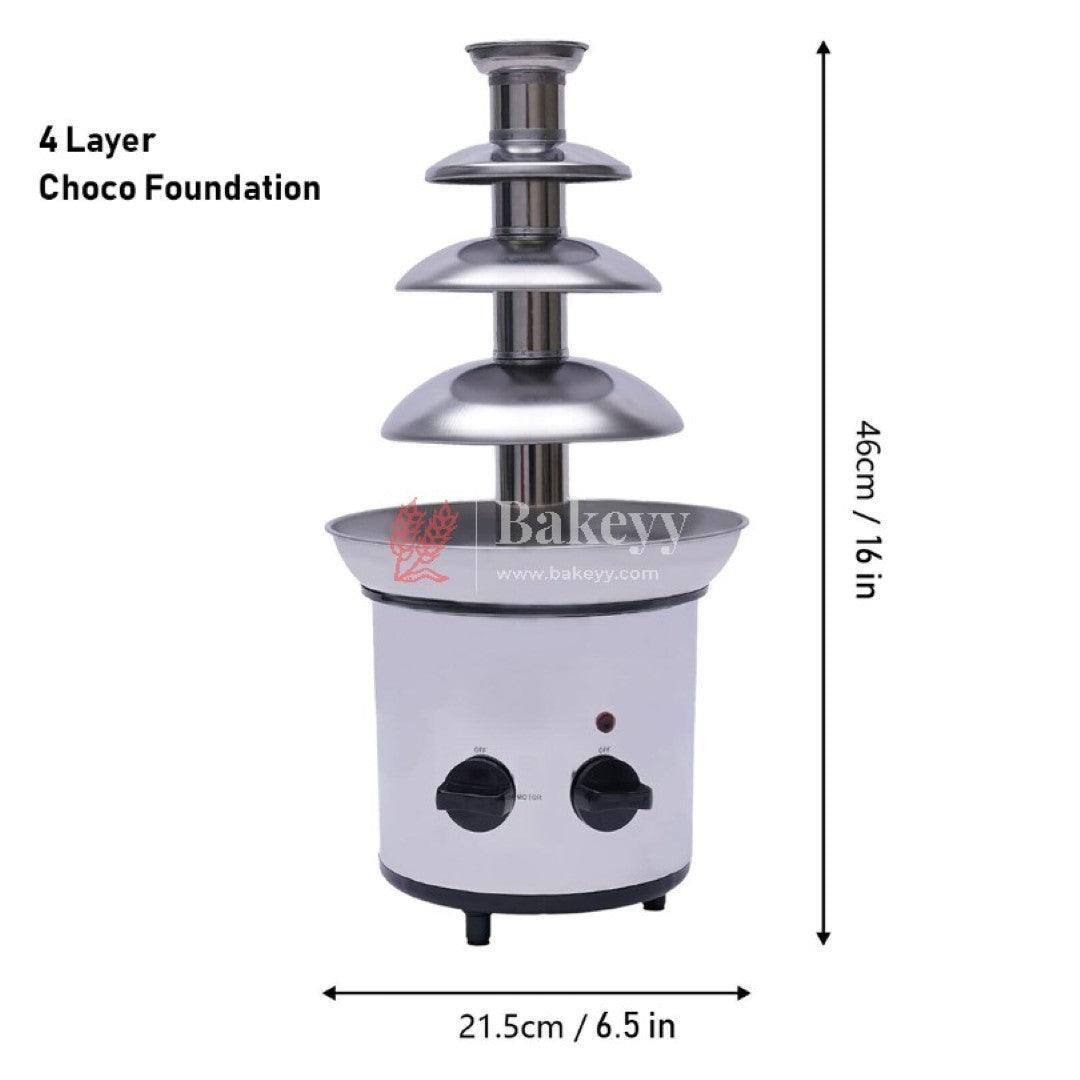 Electric Chocolate Fountain Machine | Adjustable Settings | Keep Warm Function | Perfect for Chocolate Melting - Bakeyy.com - India - Electric Chocolate Fountain Machine | Adjustable Settings | Keep Warm Function | Perfect for Chocolate Melting - 4 Layer