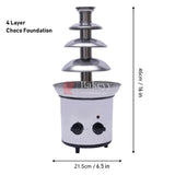 Electric Chocolate Fountain Machine | Adjustable Settings | Keep Warm Function | Perfect for Chocolate Melting - Bakeyy.com - India - Electric Chocolate Fountain Machine | Adjustable Settings | Keep Warm Function | Perfect for Chocolate Melting - 4 Layer