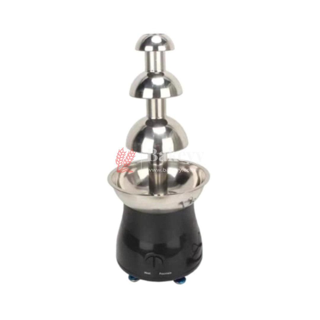 Electric Chocolate Fountain Machine | Adjustable Settings | Keep Warm Function | Perfect for Chocolate Melting | 3 Layer Black - Bakeyy.com - India - Electric Chocolate Fountain Machine | Adjustable Settings | Keep Warm Function | Perfect for Chocolate Melting | 3 Layer Black - Default Title