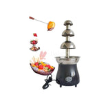 Electric Chocolate Fountain Machine | Adjustable Settings | Keep Warm Function | Perfect for Chocolate Melting | 3 Layer Black - Bakeyy.com - India - Electric Chocolate Fountain Machine | Adjustable Settings | Keep Warm Function | Perfect for Chocolate Melting | 3 Layer Black - Default Title