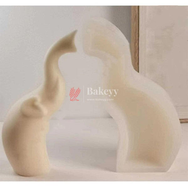 Elephant Statue Silicone Mould | Cake Mould Fondant Decorating Cake - Bakeyy.com