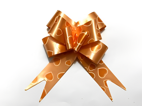 Printed Orange | Pull up Ribbon Mixed Designs | Pack of 10 - Bakeyy.com - India - Printed Orange | Pull up Ribbon Mixed Designs | Pack of 10 - 18.5cm