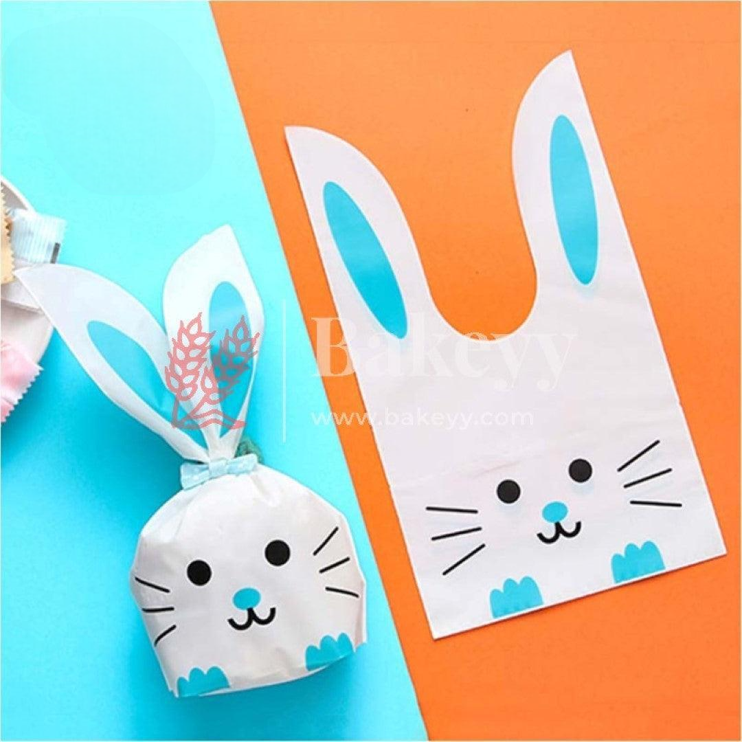 Extra Small Size | Rabbit Ear Candy Gift Bags | Cute Plastic Bags | Bunny Party Favors | Pack of 50