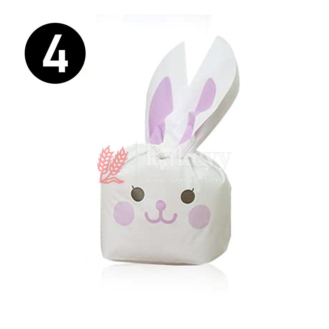 XS Rabbit Ear Candy Gift Bags Cute Plastic Bunny Goodie Bags Candy Bags for Kids Bunny Party Favors | Pack of 50 - Bakeyy.com - India - XS Rabbit Ear Candy Gift Bags Cute Plastic Bunny Goodie Bags Candy Bags for Kids Bunny Party Favors | Pack of 50 - design 4