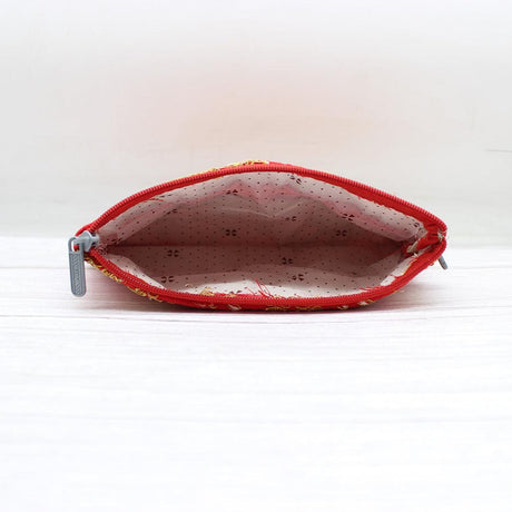 Fancy Double Zip Purse Return Gifts For Ladies | Gold With Red Colour - Bakeyy.com - India - Fancy Double Zip Purse Return Gifts For Ladies | Gold With Red Colour - Default Title