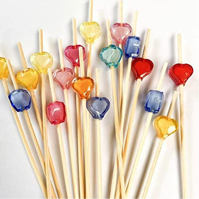 Fancy Toothpicks | Chocolate Toothpicks | Cocktail Toothpick | Pack Of 100 - Bakeyy.com - India - Fancy Toothpicks | Chocolate Toothpicks | Cocktail Toothpick | Pack Of 100 - Default Title