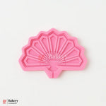 166 Chinese Fan Shaped Silicone Mold Shape Silicone Fondant Mould - 1 Piece - Bakeyy.com - India - 166 Chinese Fan Shaped Silicone Mold Shape Silicone Fondant Mould - 1 Piece - Default Title
