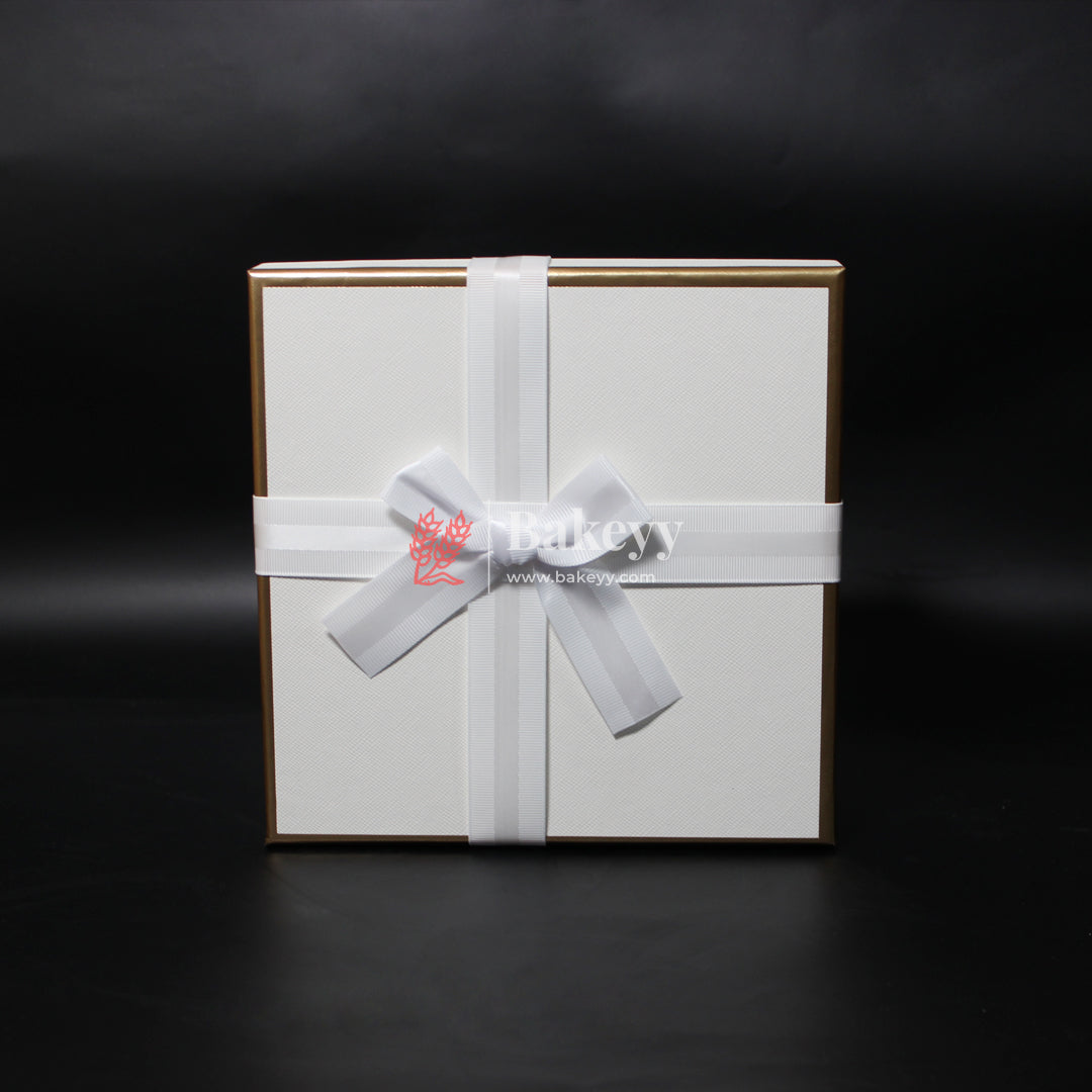 6x2.5x5.5 Inch Valentine Gift |Rectangle Shape Gift Box with Ribbon | Black | Grey | Pink | Maroon | Red | White