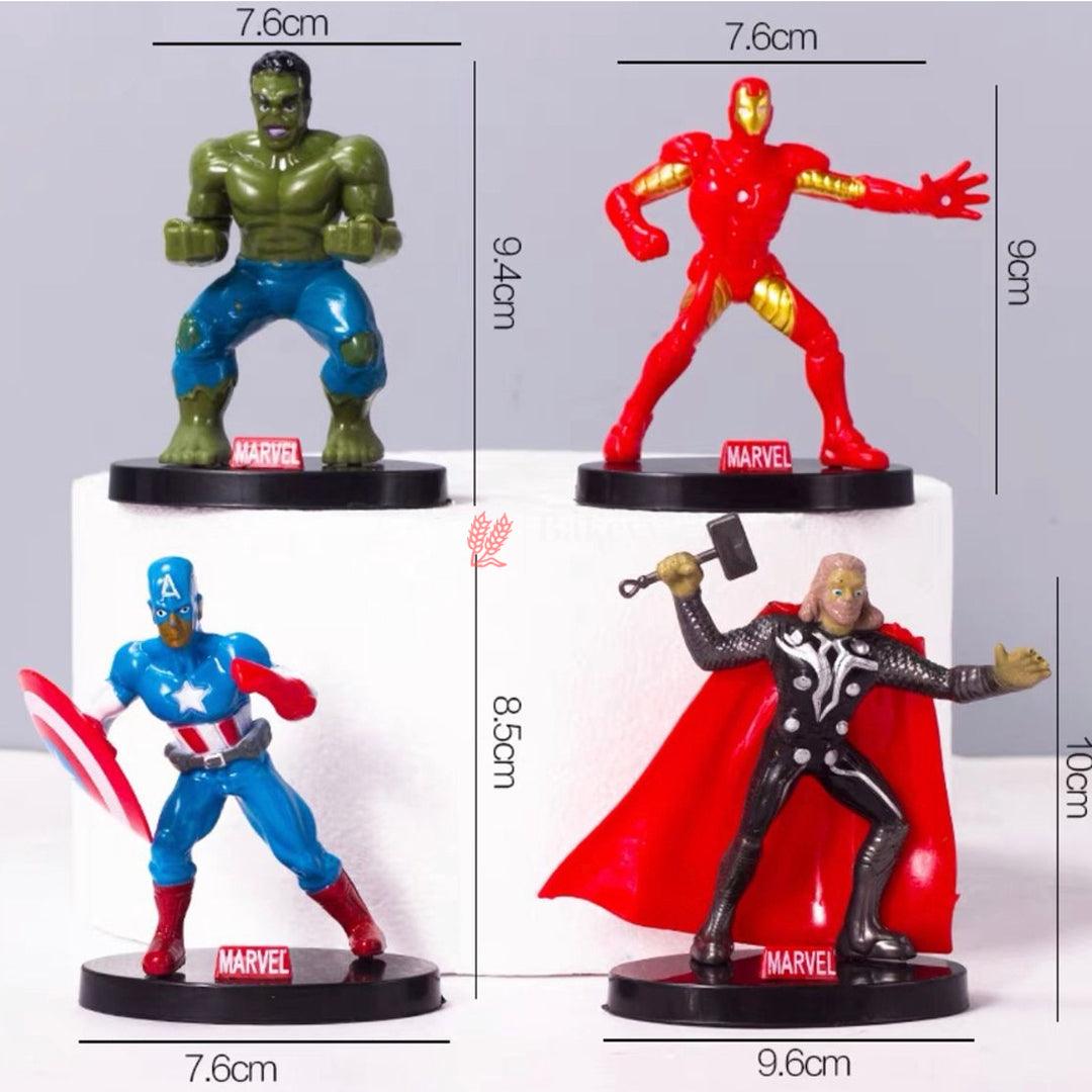 Marvel Avengers Cake Toppers | 4Pcs | - Bakeyy.com - India - Marvel Avengers Cake Toppers | 4Pcs | - Default Title