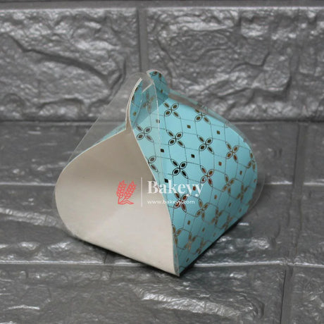 6x6x8cm | PVC Goodie Box | Elegant Design for Gifting and Packaging | Pack of 10 | - Bakeyy.com - India - 6x6x8cm | PVC Goodie Box | Elegant Design for Gifting and Packaging | Pack of 10 | - Aqua