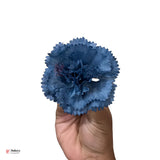 8cm Lorvox Carnation Light Navy Blue Flower |Pack of 10