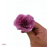 8cm Lorvox Carnation Purple  Flower | Pack of 10
