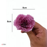 8cm Lorvox Carnation Purple  Flower | Pack of 10
