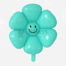 Happy Flower Foil Balloon | Smiling Daisy Balloon | Event & Celebration Decoration - Bakeyy.com - India - Happy Flower Foil Balloon | Smiling Daisy Balloon | Event & Celebration Decoration - Teal