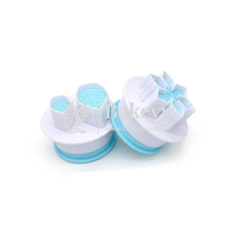 flower-leaf-2-in-1-plunger-cake-or-fondant-cutter-bakeyy-com-1 - Bakeyy.com