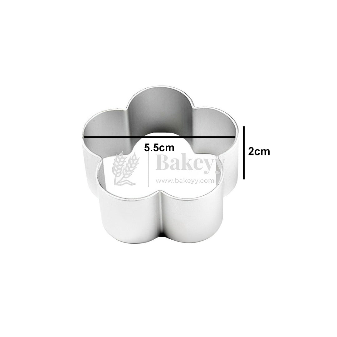 Cookie - Biscuit Cutter -  Plum Flower Shape - Biscuit Mould - Aluminium - 1 Piece