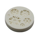 Flowers Fondant Mould - Bakeyy.com - India - Flowers Fondant Mould - Default Title