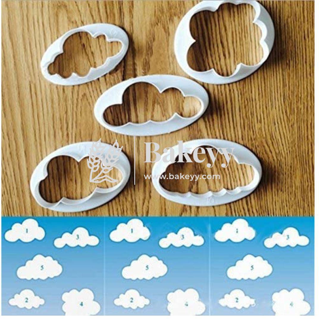 Fluffy Cloud Cookie Cutter set. Patch work Pastry Cutter - Bakeyy.com - India - Fluffy Cloud Cookie Cutter set. Patch work Pastry Cutter - Default Title