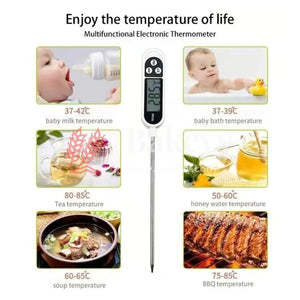 Food Thermometer, Digital Cooking Round Instant Read Meat Kitchen Thermometer | TP 300 - Bakeyy.com - India - Food Thermometer, Digital Cooking Round Instant Read Meat Kitchen Thermometer | TP 300 - Default Title
