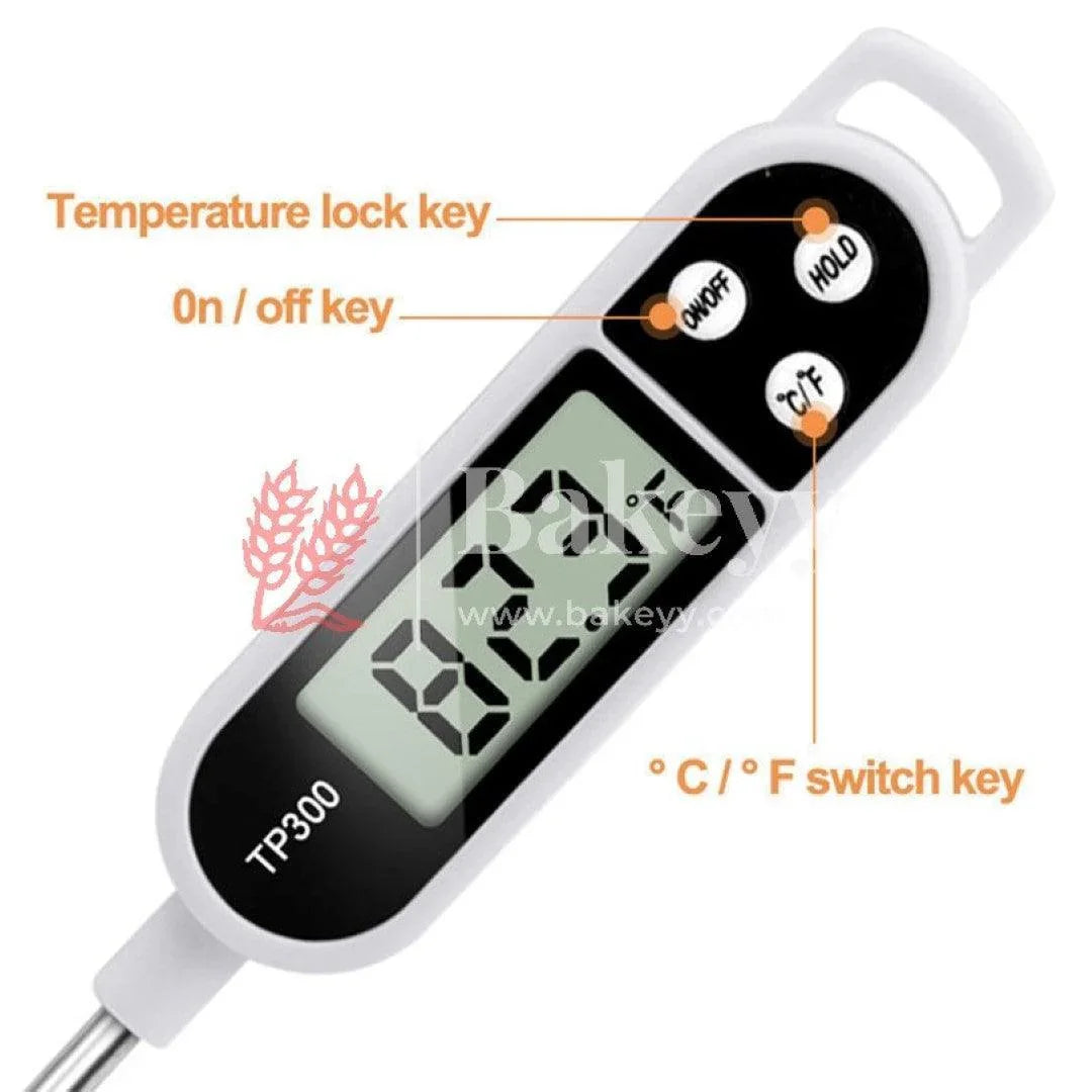 Food Thermometer, Digital Cooking Round Instant Read Meat Kitchen Thermometer | TP 300 - Bakeyy.com - India - Food Thermometer, Digital Cooking Round Instant Read Meat Kitchen Thermometer | TP 300 - Default Title