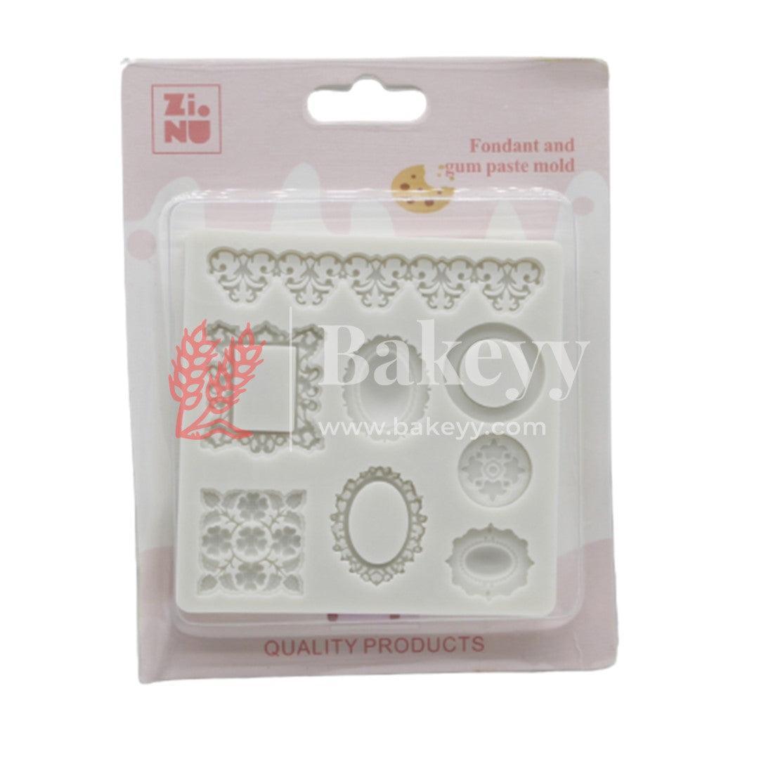 Frame Fondant Mould - Bakeyy.com - India - Frame Fondant Mould - Default Title