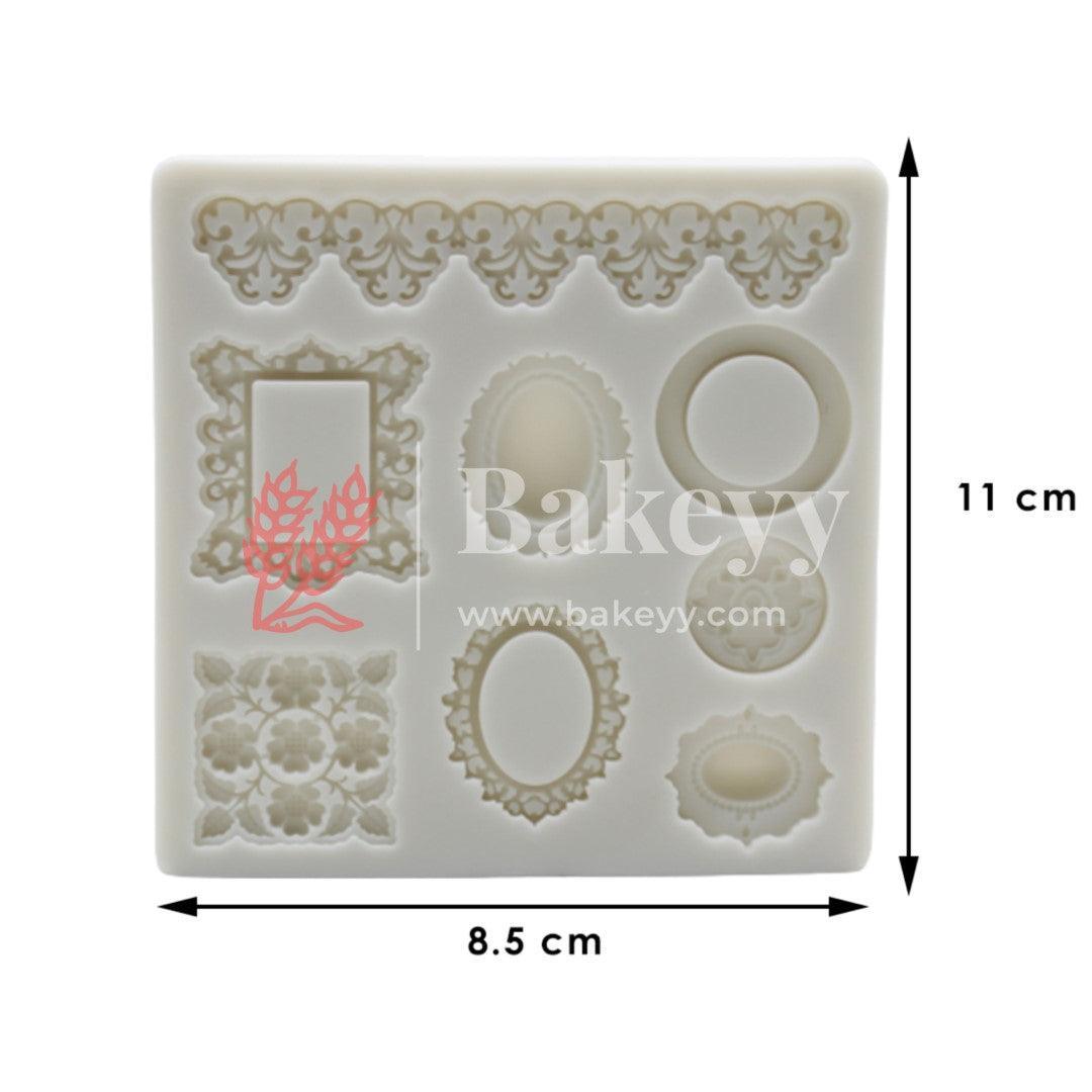 Frame Fondant Mould - Bakeyy.com - India - Frame Fondant Mould - Default Title