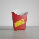 French Fries Serving Box | Fries & Snack Packaging Box | Durable Paper | Pack of 25