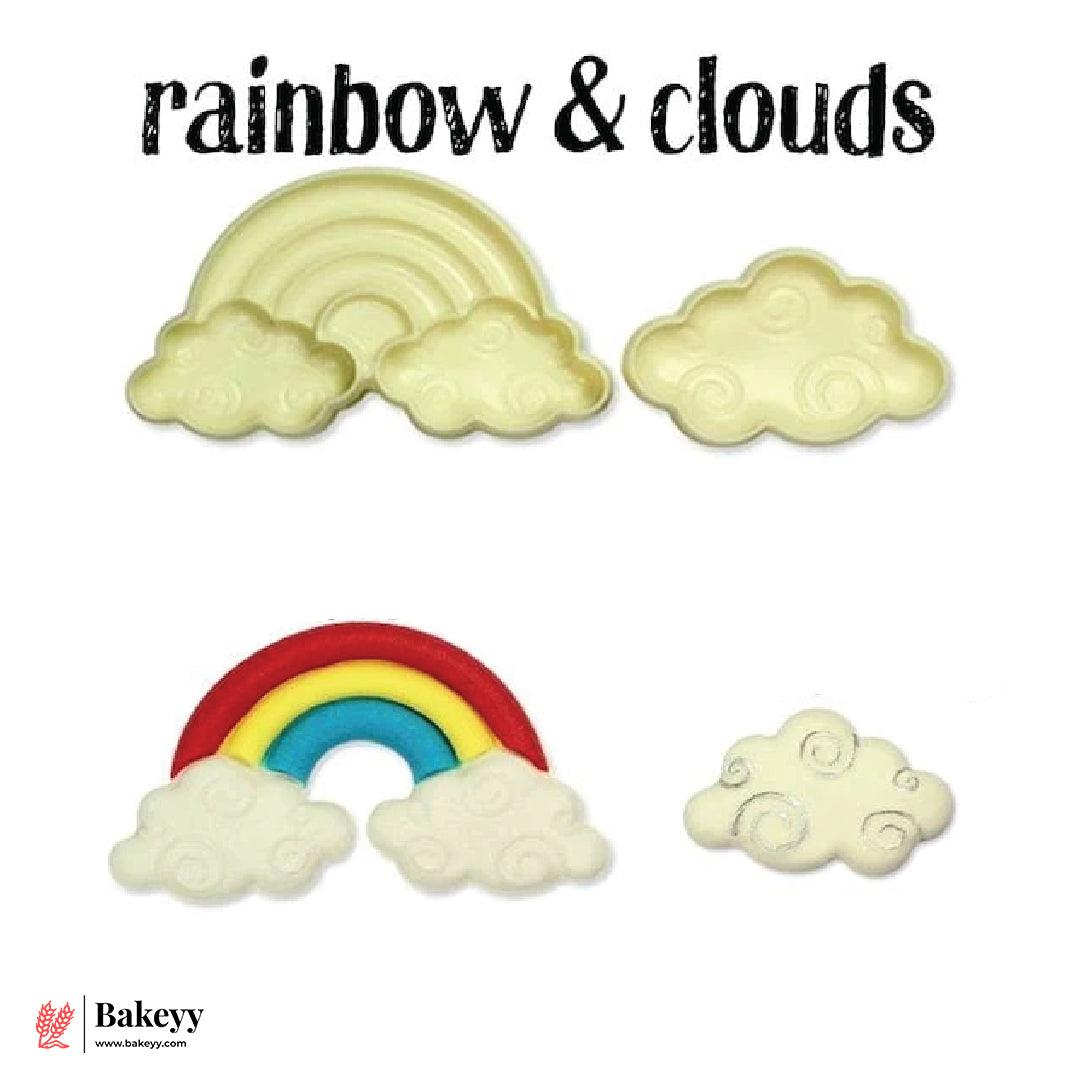 Rainbow And Cloud Cutter - Set of 2 - Bakeyy.com - India - Rainbow And Cloud Cutter - Set of 2 - Default Title