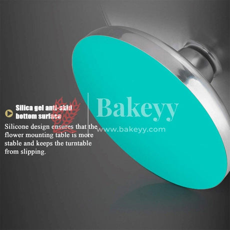 Generic Cake Base, Stainless Steel 30Cm Cake Decorating Stand Revolving Cake Stand, Cake Turntable for Cupcake Baking Home Cake - Bakeyy.com - India - Generic Cake Base, Stainless Steel 30Cm Cake Decorating Stand Revolving Cake Stand, Cake Turntable for Cupcake Baking Home Cake - Default Title