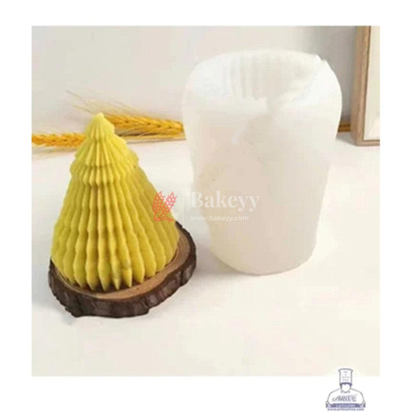 Geometric Line Tree Shape Silicon Candle Moulds - Bakeyy.com