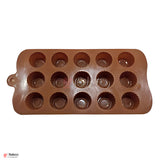 15-Cavity | Round BALL Shape | Silicone Chocolate & Candy Mould