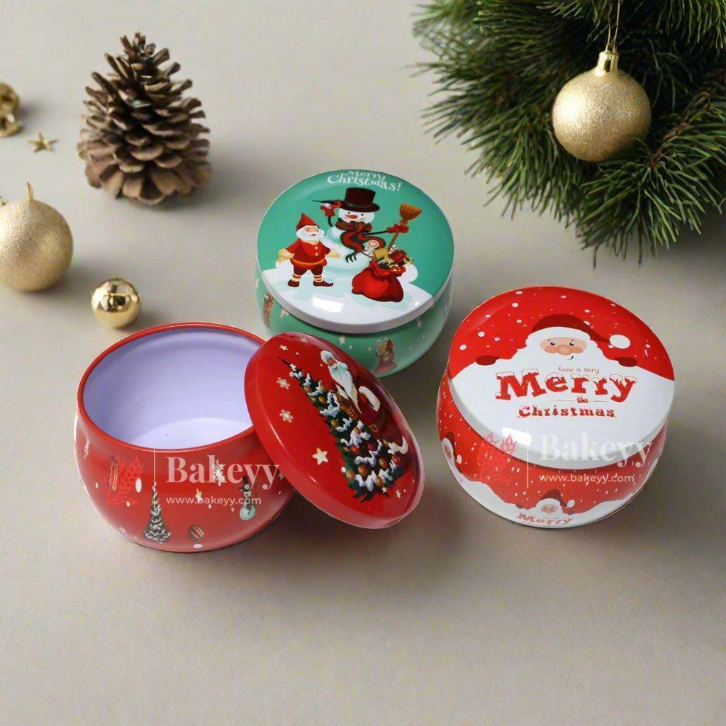 Christmas Candle Tin Box | Pack of 12
