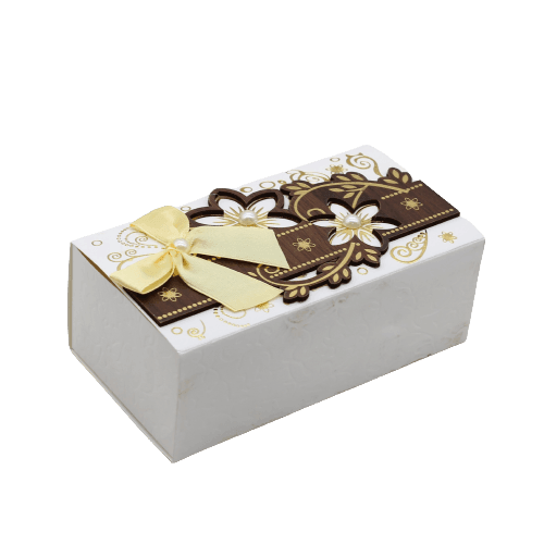 Gift Box | Pack Of 10 | Chocolate Packing Box | Return Gift Box | Gold & White Colour - Bakeyy.com - India - Gift Box | Pack Of 10 | Chocolate Packing Box | Return Gift Box | Gold & White Colour - Default Title