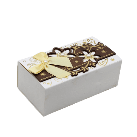 Gift Box | Pack Of 10 | Chocolate Packing Box | Return Gift Box | Gold & White Colour - Bakeyy.com - India - Gift Box | Pack Of 10 | Chocolate Packing Box | Return Gift Box | Gold & White Colour - Default Title