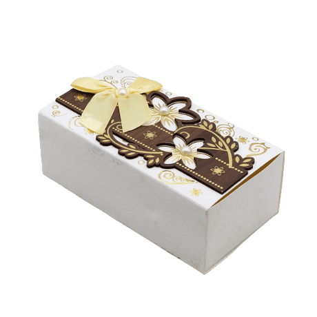 Gift Box | Pack Of 10 | Chocolate Packing Box | Return Gift Box | Gold & White Colour - Bakeyy.com - India - Gift Box | Pack Of 10 | Chocolate Packing Box | Return Gift Box | Gold & White Colour - Default Title
