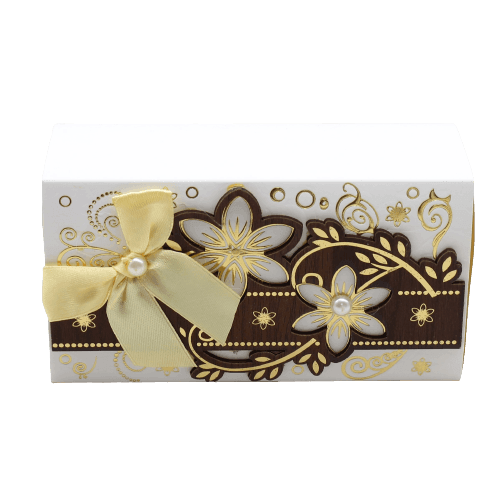 Gift Box | Pack Of 10 | Chocolate Packing Box | Return Gift Box | Gold & White Colour - Bakeyy.com - India - Gift Box | Pack Of 10 | Chocolate Packing Box | Return Gift Box | Gold & White Colour - Default Title