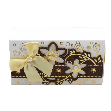 Gift Box | Pack Of 10 | Chocolate Packing Box | Return Gift Box | Gold & White Colour - Bakeyy.com - India - Gift Box | Pack Of 10 | Chocolate Packing Box | Return Gift Box | Gold & White Colour - Default Title