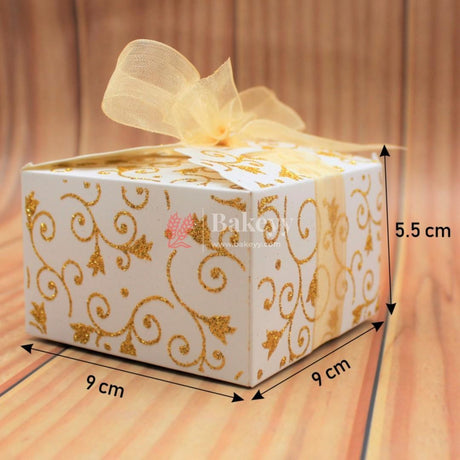 Gift Box | Pack Of 10 | Chocolate Packing Box | Return Gift Box | Gold Colour | Large - Bakeyy.com - India - Gift Box | Pack Of 10 | Chocolate Packing Box | Return Gift Box | Gold Colour | Large - Default Title