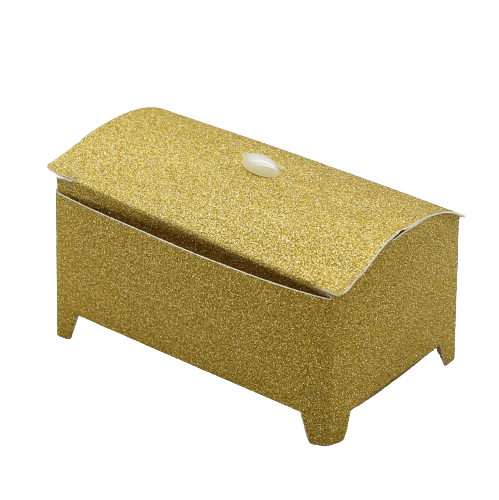 Gift Box | Pack Of 10 | Chocolate Packing Box | Return Gift Box | Gold Colour Small - Bakeyy.com