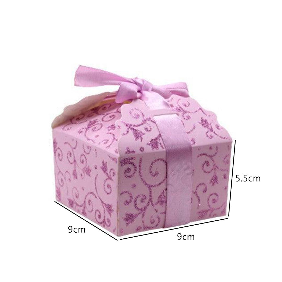 Gift Box | Pack Of 10 | Chocolate Packing Box | Return Gift Box | Lavender Colour | Big