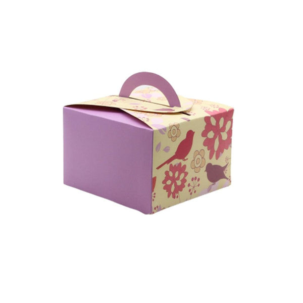 Gift Box | Pack Of 10 | Chocolate Packing Box | Return Gift Box | Purple Colour Big - Bakeyy.com