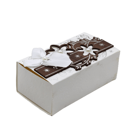 Gift Box | Pack Of 10 | Chocolate Packing Box | Return Gift Box | Silver & WhiteColour | - Bakeyy.com - India - Gift Box | Pack Of 10 | Chocolate Packing Box | Return Gift Box | Silver & WhiteColour | - Default Title