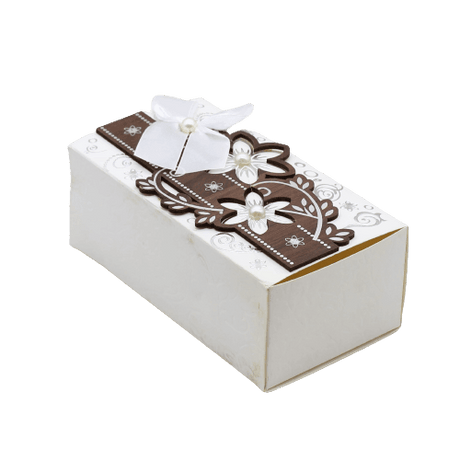 Gift Box | Pack Of 10 | Chocolate Packing Box | Return Gift Box | Silver & WhiteColour | - Bakeyy.com - India - Gift Box | Pack Of 10 | Chocolate Packing Box | Return Gift Box | Silver & WhiteColour | - Default Title