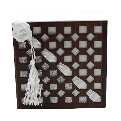 Gift Box | Pack Of 10 | Chocolate Packing Box | Return Gift Box | Silver & WhiteColour | - Bakeyy.com - India - Gift Box | Pack Of 10 | Chocolate Packing Box | Return Gift Box | Silver & WhiteColour | - Default Title