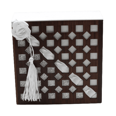 Gift Box | Pack Of 10 | Chocolate Packing Box | Return Gift Box | Silver & WhiteColour | - Bakeyy.com - India - Gift Box | Pack Of 10 | Chocolate Packing Box | Return Gift Box | Silver & WhiteColour | - Default Title